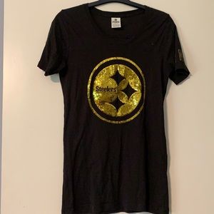 Black PINK Pittsburgh Steelers shirt